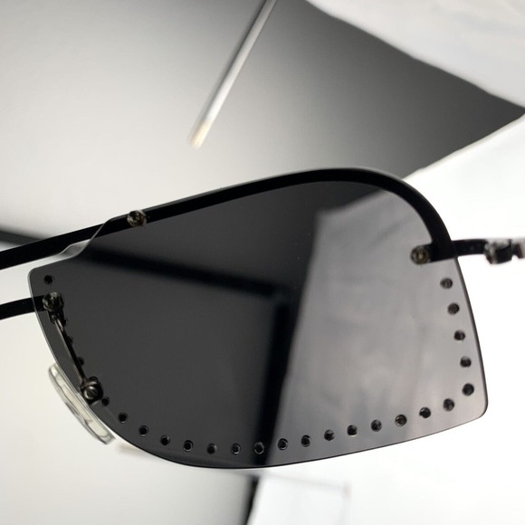 Alessandro Dell’Acqua Sunglasses mod. Dalila AD 15034 B02 Stud Gray Gunmetal NOS